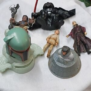Star Wars Galactic Heroes Action Figure Collection - Black, Green, Brown